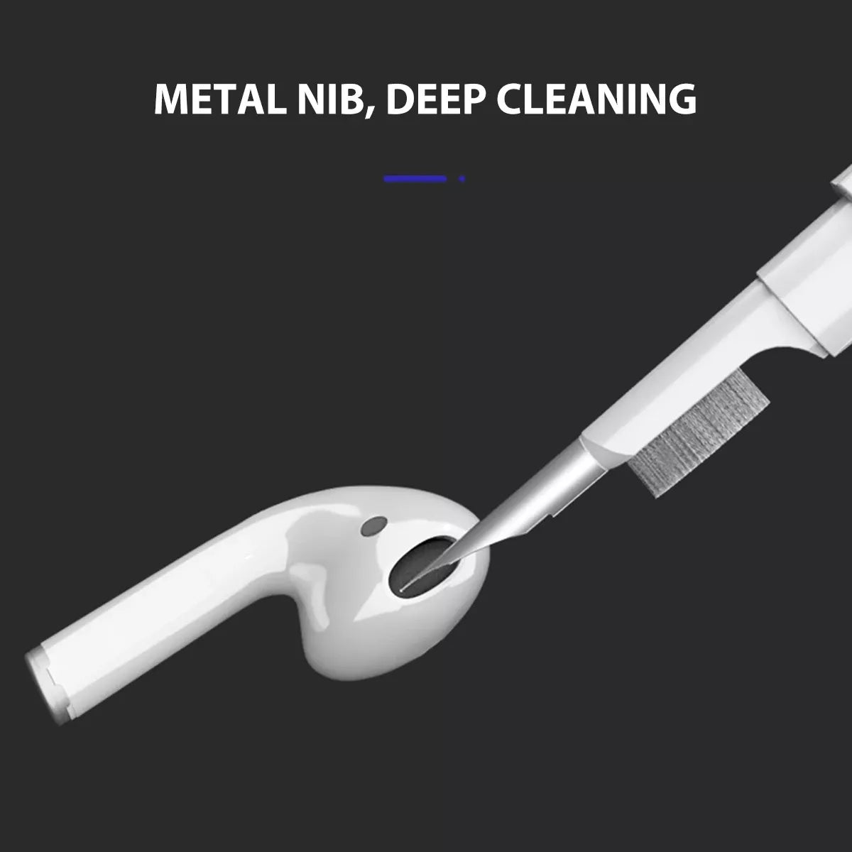 Bluetooth Earphones Cleaning Tool for Airpods Pro 3 2 1 Durable Earbuds Case Cleaner Kit Clean Brush Pen