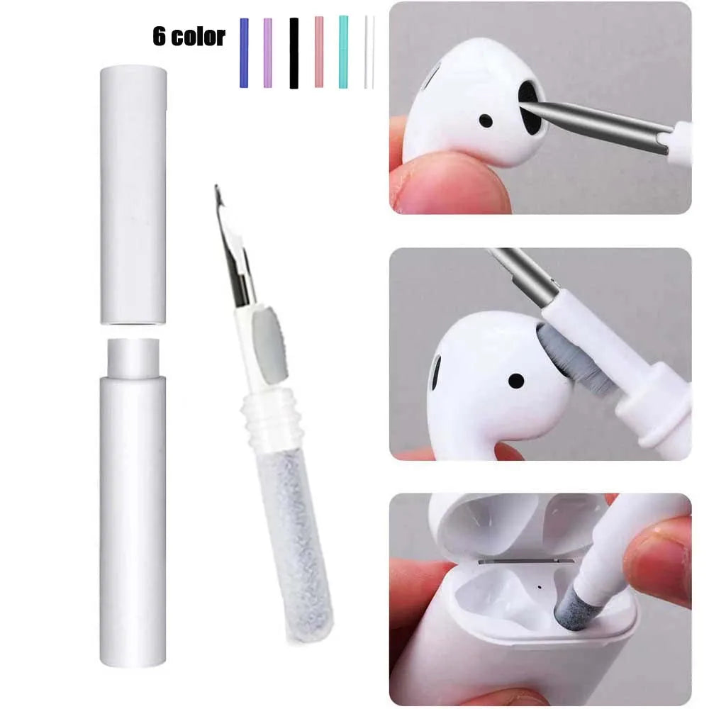 Bluetooth Earphones Cleaning Tool for Airpods Pro 3 2 1 Durable Earbuds Case Cleaner Kit Clean Brush Pen